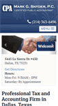 Mobile Screenshot of msnydercpa.com